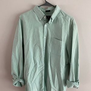 J crew Mint Green Button Down